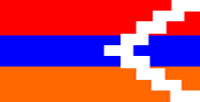 Flagge Bergkarabach